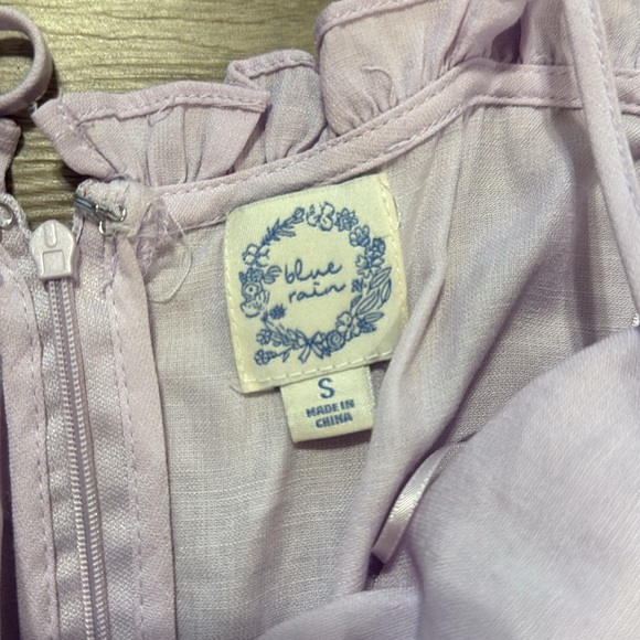 Blue Rain Lavender Jumpsuit - Picture 3 of 5